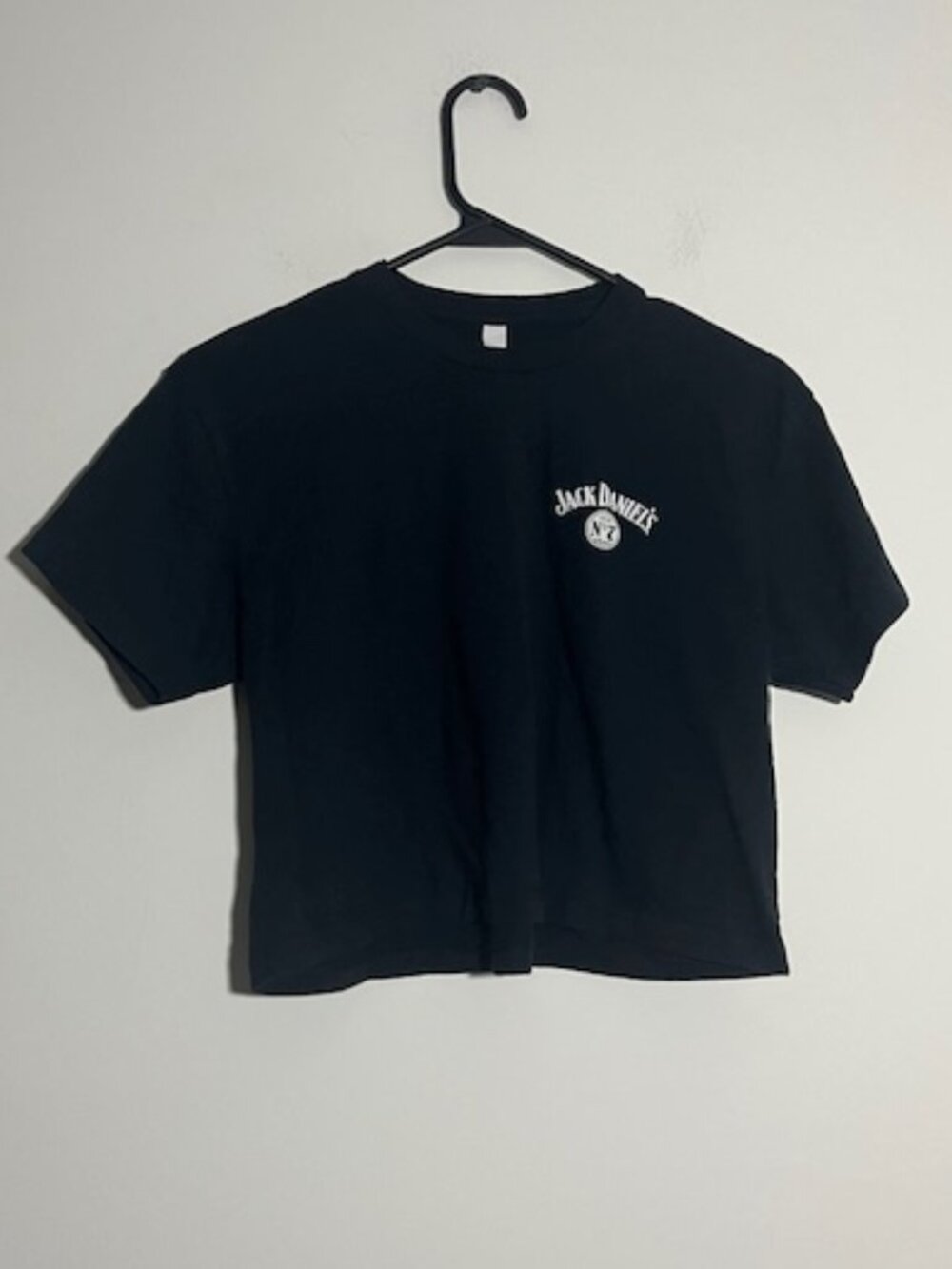 Jack Daniel's Black Crop Top Size Small